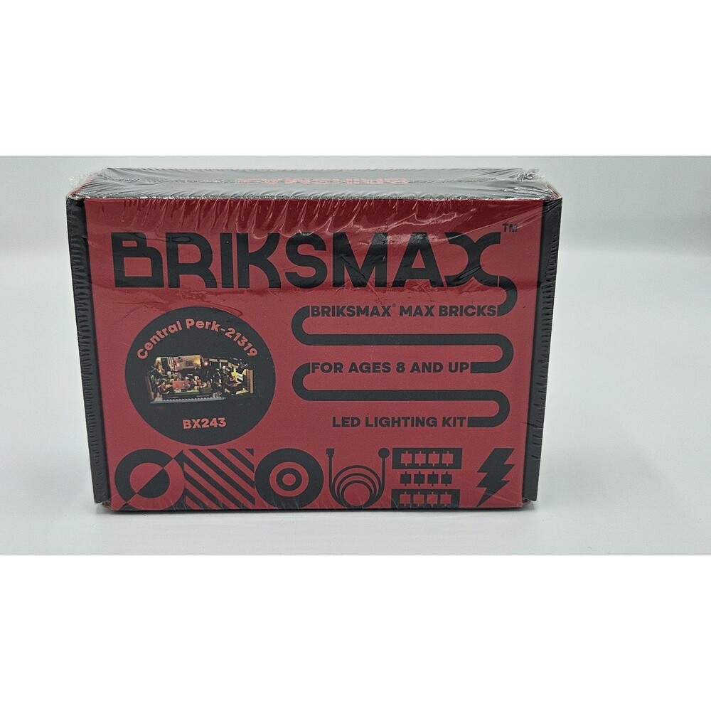 BRIXSMAX LED LIGHTING KIT  BX243 Central Perk 21319 New In Box